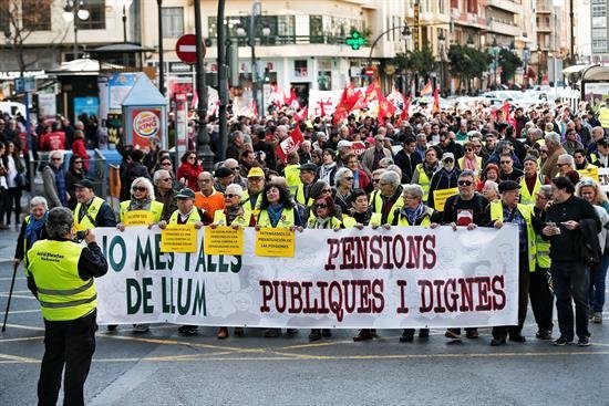 Las Marchas de la Dignidad sacan a la calle a miles de personas en España