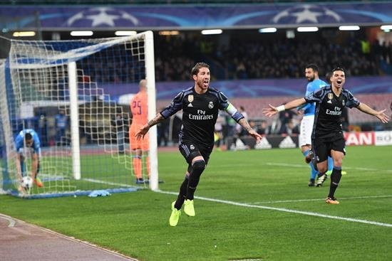 1-3. Sergio Ramos mete al Real Madrid en cuartos de final