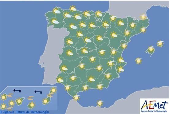 Las temperaturas serán hoy muy altas, pero empieza el descenso por Galicia