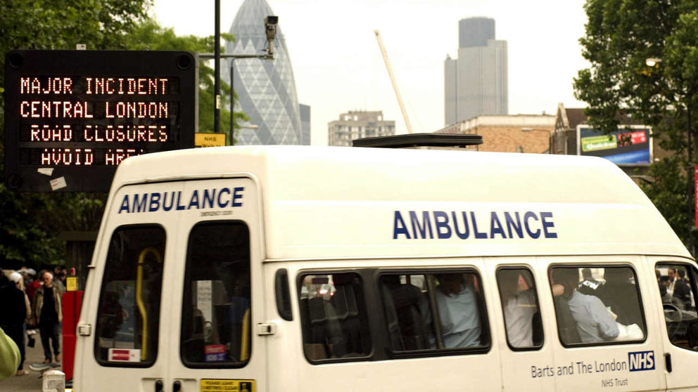 Ambulancia Inglaterra