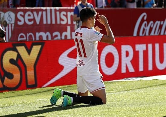 4-2. El Sevilla se redime ante un Dépor que sigue cerca del abismo
