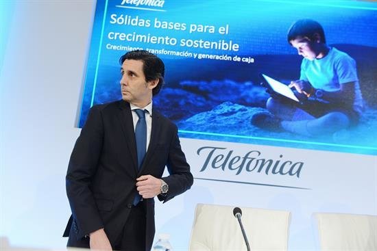 Telefónica ganó 779 millones en el primer trimestre, un 42,2 % más