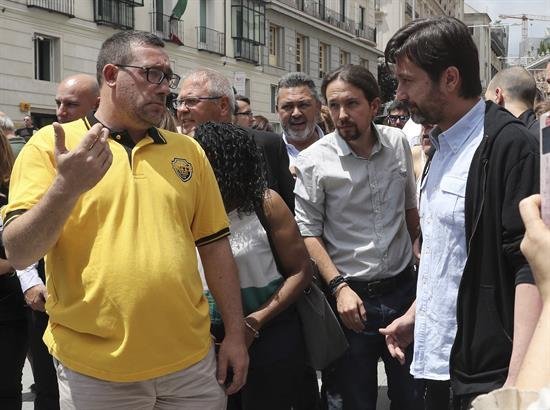 Pablo Iglesias sostiene que los taxistas "tienen toda la razón"