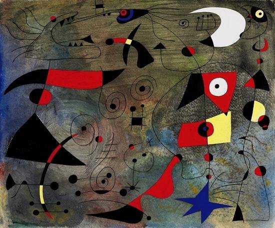 Vendida por 27 millones "Femme et oiseaux", una de las constelaciones de Miró