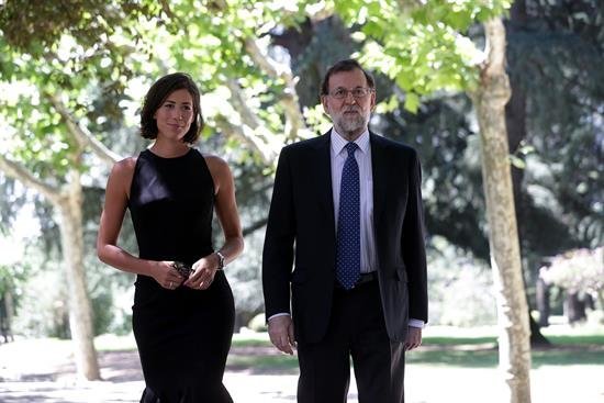 Rajoy recibe a Garbiñe Muguruza en la Moncloa