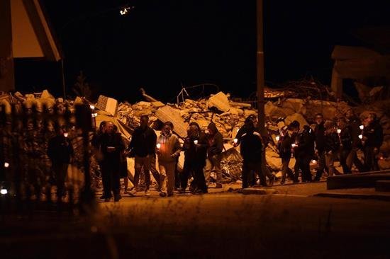 El centro de Italia recordó a las víctimas del terremoto de hace un año