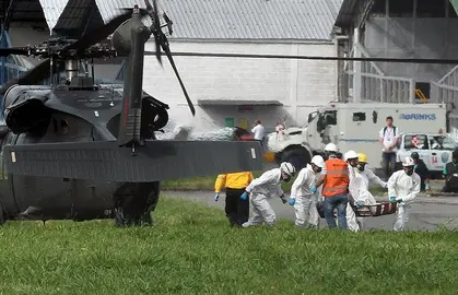 Accidente a&eacute;reo Colombia