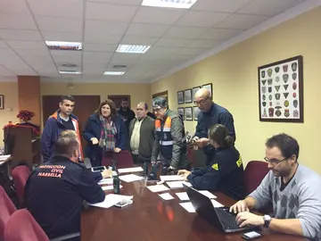 Reunión con protección civil