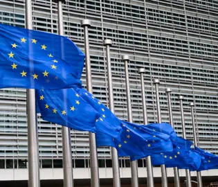 European flags fly at half-mast to pay tribute to the victims of the attacks in Nice