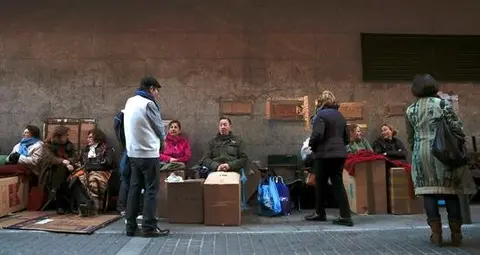 Semanas en cola para besar al Cristo de Medinaceli