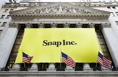 Snap empieza a cotizar en 24 d&oacute;lares y sube un 41 %