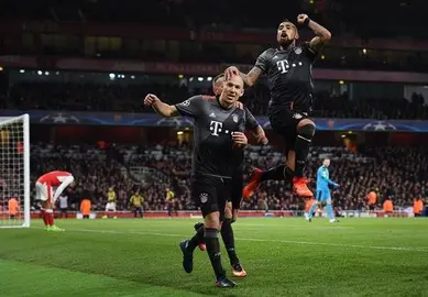1-5. El Bayern vuelve a humillar al Arsenal y accede a cuartos con paso firme