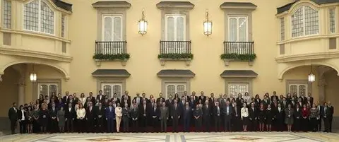 El Rey recibe en audiencia a la Asamblea Parlamentaria del Consejo de Europa
