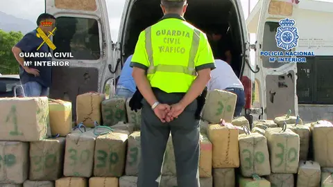 Decomiso de droga efectuado por la Guardia Civil