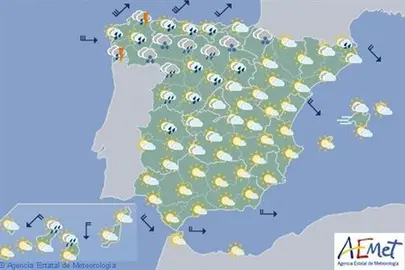 Hoy descenso notable de las temperaturas y nieve en cotas bajas