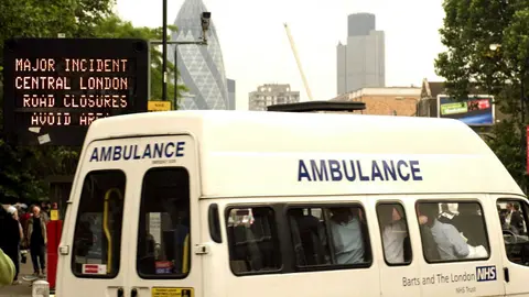 Ambulancia Inglaterra