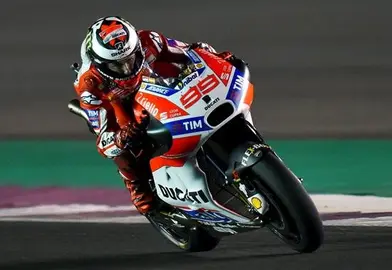 Jorge Lorenzo rueda con Ducati en el Circuito de Jerez