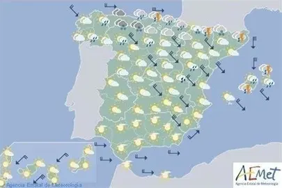 Hoy aumentar&aacute; la inestabilidad en el norte y este y bajar&aacute; la temperatura