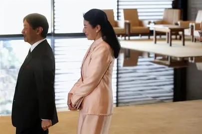 La princesa Masako recibe a los Reyes en una de sus escasas apariciones