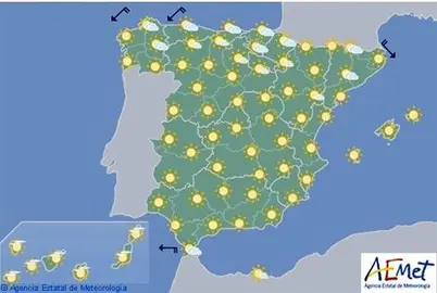 Hoy, tiempo estable en todo el pa&iacute;s con cielo despejado