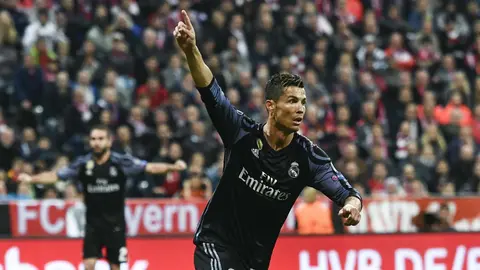 Cristiano Ronaldo celebra el gol