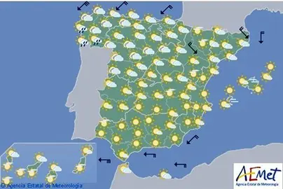 Tormentas hoy en los sistemas Central e Ib&eacute;rico y temperaturas en descenso