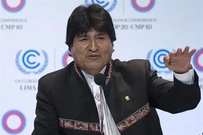 Evo Morales pide erradicar el "c&aacute;ncer del capitalismo" el d&iacute;a de Madre Tierra