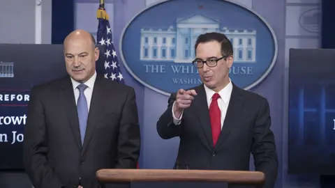 El secretario del Tesoro de EE.UU., Steven Mnuchin
