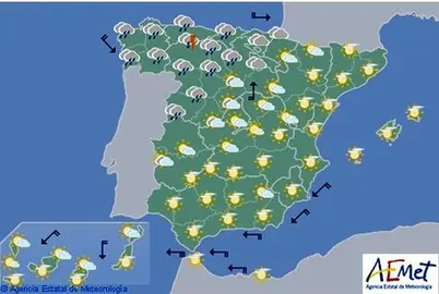 Un frente fr&iacute;o atl&aacute;ntico dejar&aacute; hoy precipitaciones en el noroeste