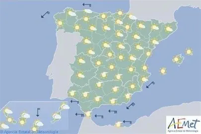 Hoy, temperaturas altas con valores anormales en el cuadrante noroeste