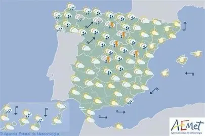 La semana arranca pasada por agua en la mitad norte peninsular