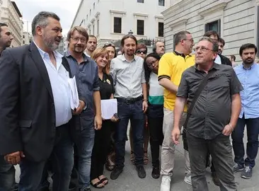 Pablo Iglesias sostiene que los taxistas "tienen toda la raz&oacute;n"