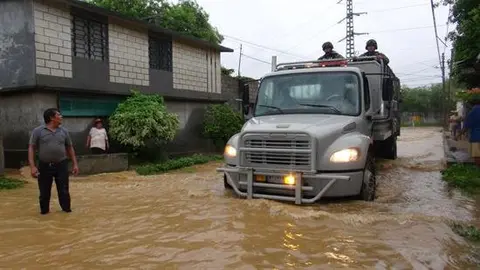 Remanentes de la tormenta Calvin causan fuertes lluvias en el sur de M&eacute;xico
