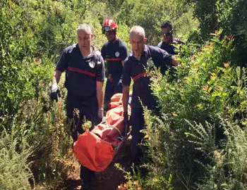 Rescate senderista Bomberos Marbella