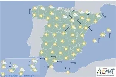 El domingo vientos fuertes en el Estrecho, Galicia, Girona y Andaluc&iacute;a