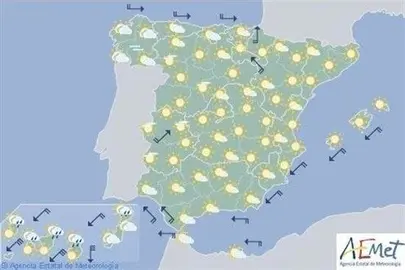 Hoy, tormentas en Galicia, Cant&aacute;brico y norte de Castilla y Le&oacute;n