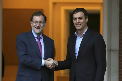 Reunión Sanchez Rajoy Moncloa