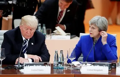 Trump avanza un "potente" y r&aacute;pido acuerdo comercial con Reino Unido