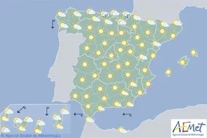 Hoy, mucho calor en el sur, donde se superar&aacute;n los 40 grados