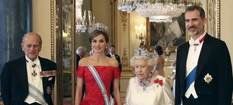 Reyes de España  e Inglaterra