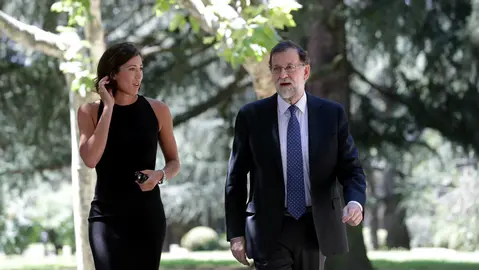Rajoy con Garviñe Muguruza