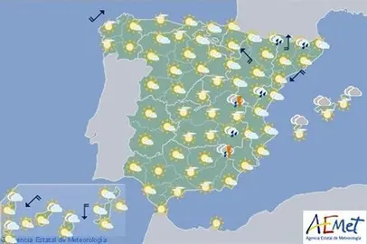 Hoy suben las temperaturas en todas las regiones