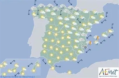 Hoy, descenso de temperaturas generalizado