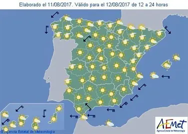 Ma&ntilde;ana, ascenso paulatino de las temperaturas, salvo en Canarias
