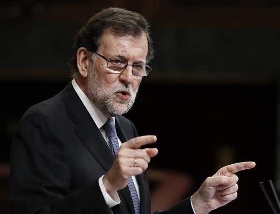 Rajoy, a los independentistas: "Aquí no se amenaza a nadie. Se cumple la ley"