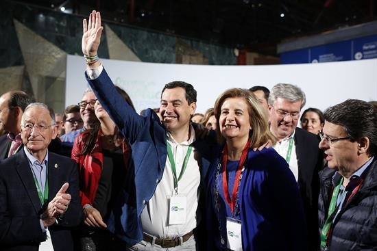 Juanma Moreno, reelegido presidente del PP andaluz con el 95,04% de los votos