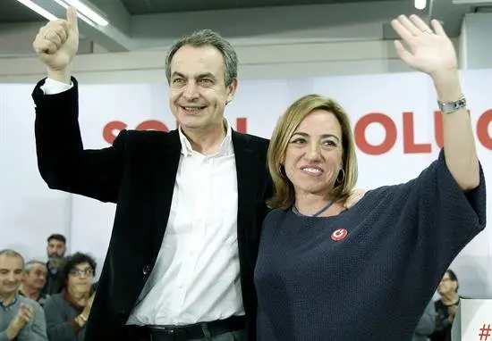 Zapatero, "desolado" por la muerte de su "compa&ntilde;era y amiga" Carme Chac&oacute;n