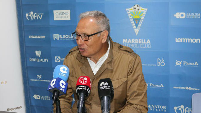 Miguel Alvarez, entrenador del Marbella FC