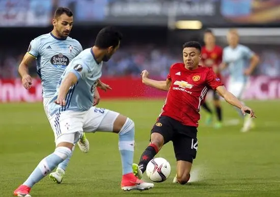 0-1. El Manchester United gana 0-1 al Celta con un gol de Rashford