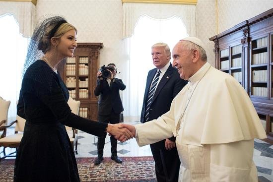 Ivanka Trump visitó San Egidio y habló con mujeres víctimas de trata